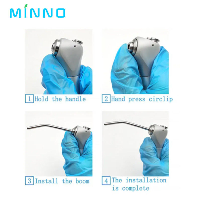 10pcs ステンレス鋼歯科エア トリプル注射器 3 Way 歯科エア 水スプレー 注射器 ノズル ヒント