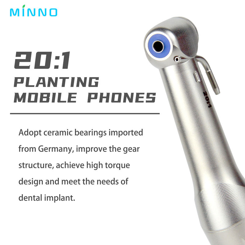 CA-520-2 手術用手形 20/1 インプラント 対角 外部水噴霧 LED色のない低速手形
