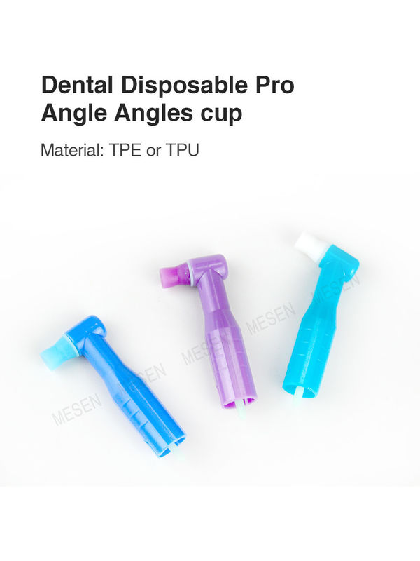 歯科用 単品プロアングルカップ 材料 TPE または TPU 柔らかい歯科用 単品プロアングルカップ,プロヒラキシーカップ